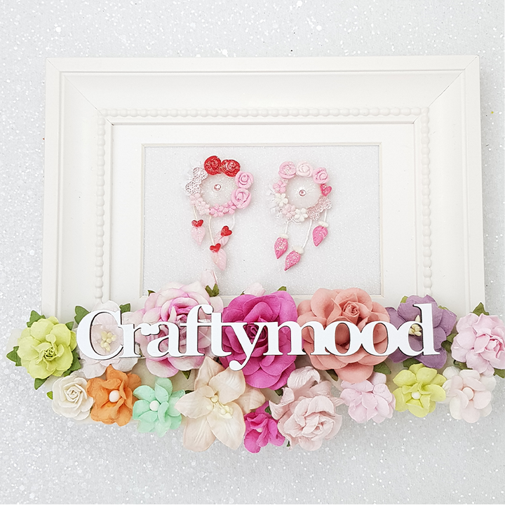 Lovely dream catcher - Handmade Flatback Clay Bow Centre