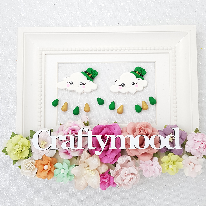 St Patrick cloud - Embellishment Clay Bow Centre