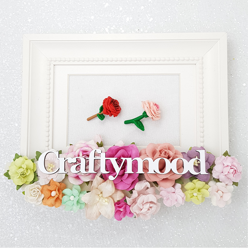 Roses - Handmade Flatback Clay Bow Centre