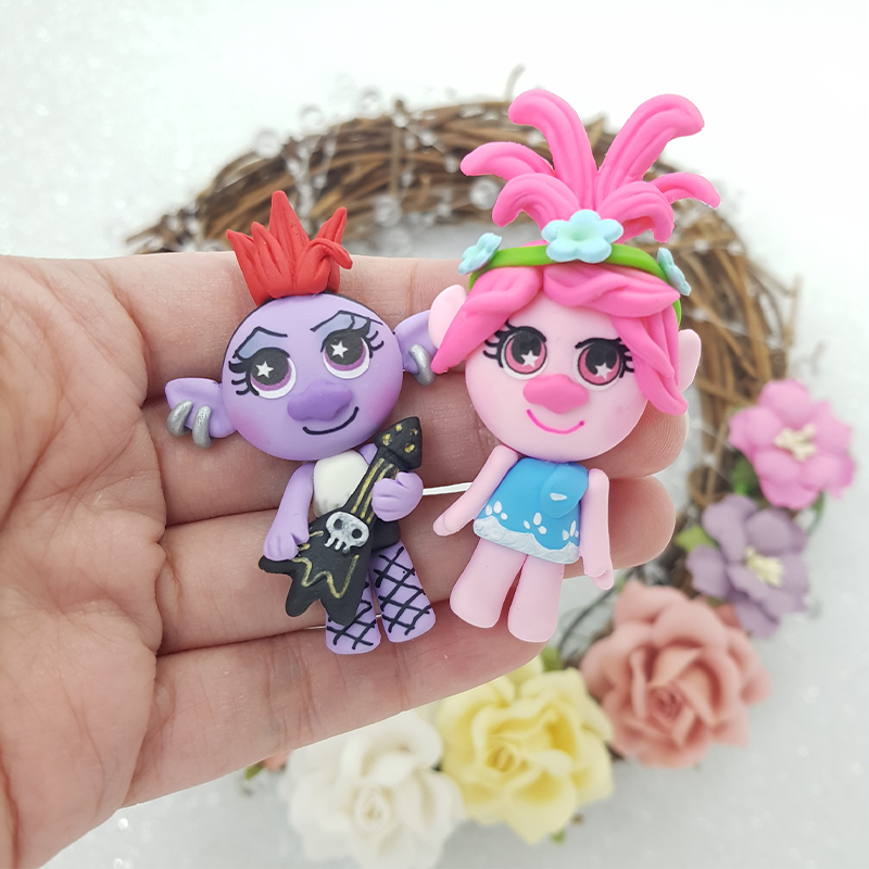Troll friend - Embellishment Clay Bow Centre
