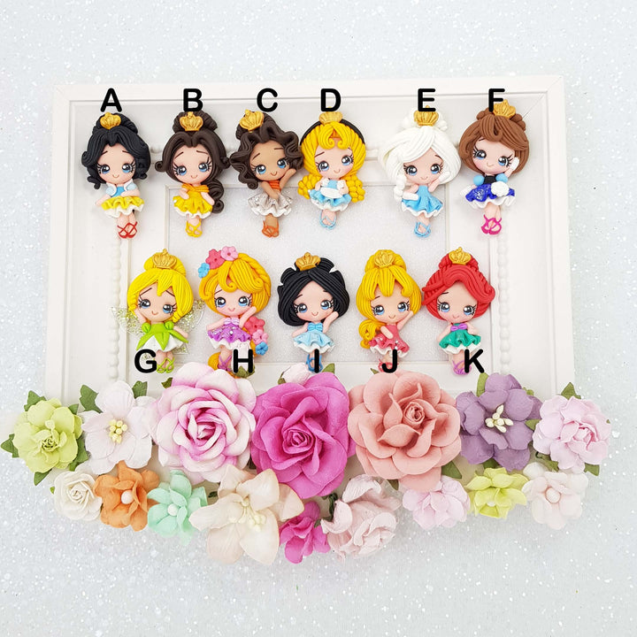 Ballerina princess - Clay Charm Embellishment limited