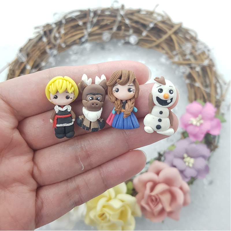 The froze friends - Embellishment Clay Bow Centre