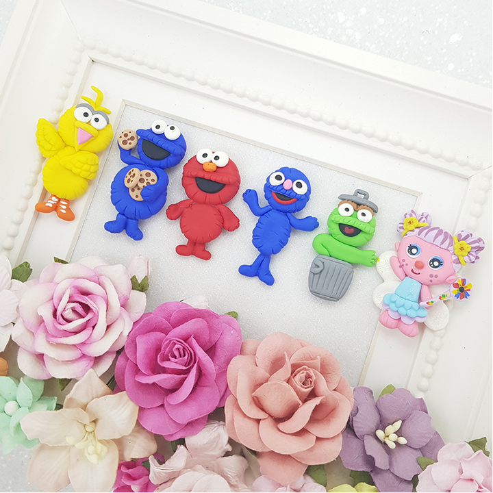 Good friends puppets - Embellishment Clay Bow Centre