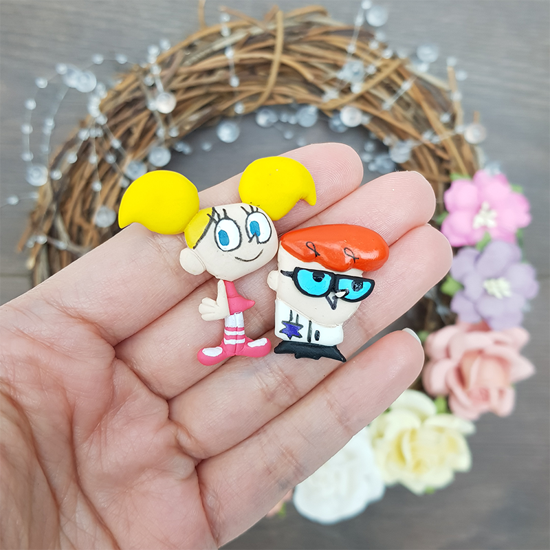 Girl and doctor - Embellishment Clay Bow Centre