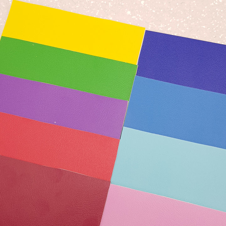 School gingham - Pu Leather vinyl - canvas - choose Fabric material Sheets
