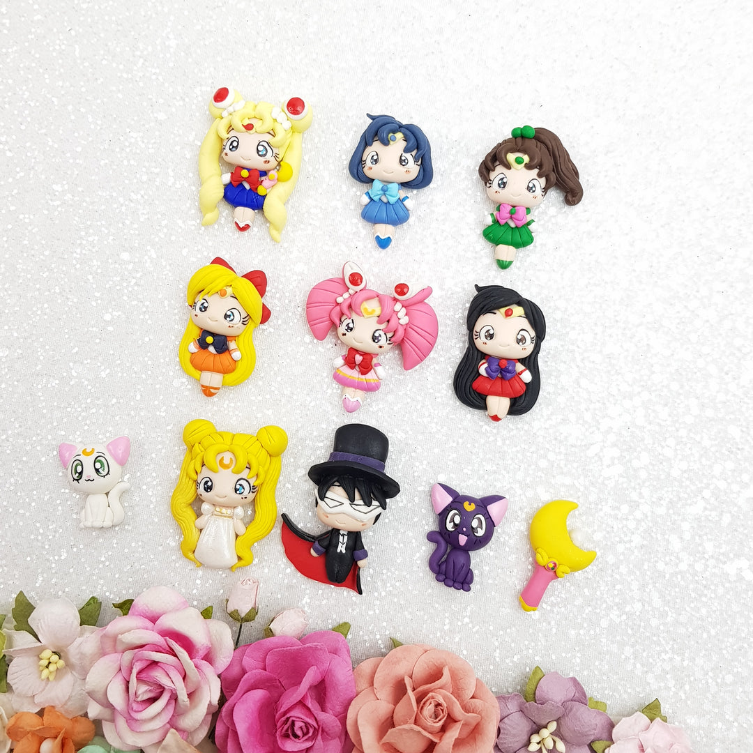 Sailor girls - Embellishment Clay Bow Centre