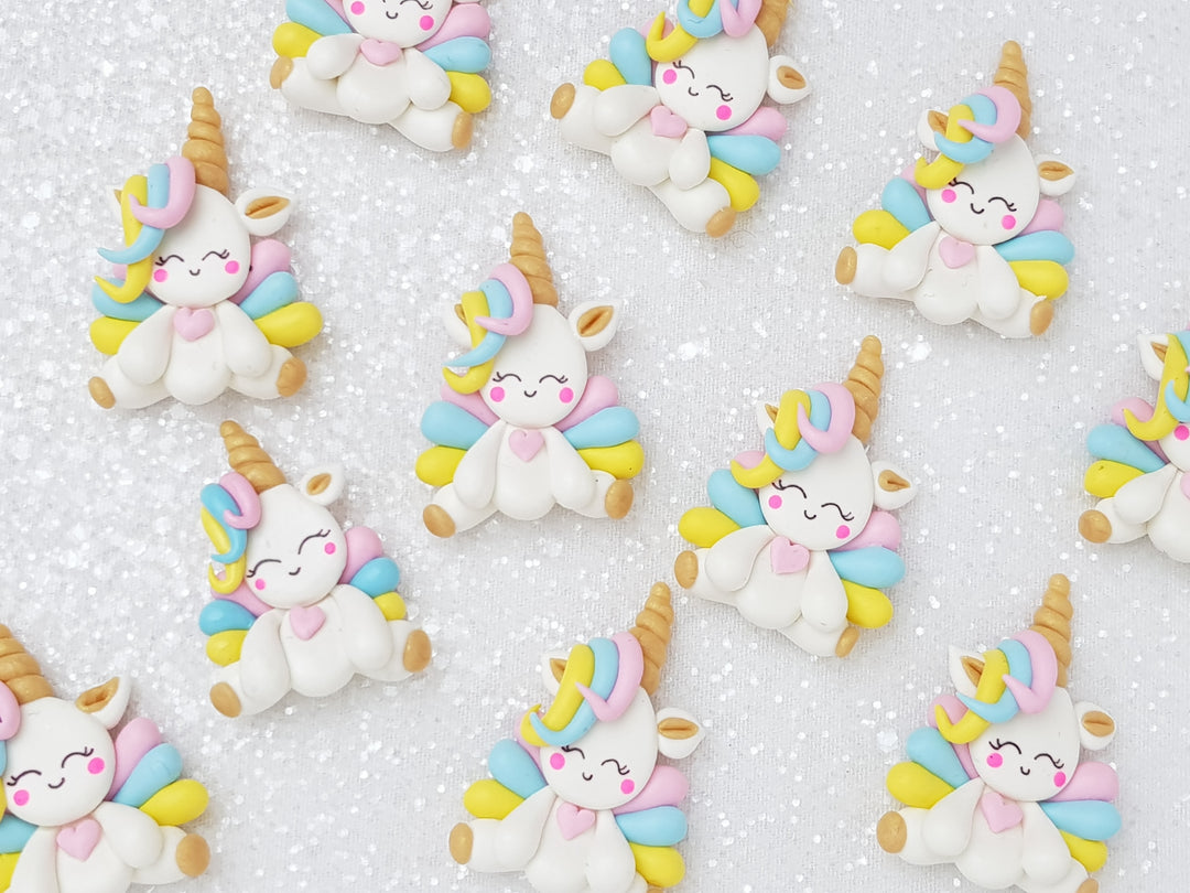 Clay Charm Embellishment - Full Body Unicorn Delight - Crafty Mood