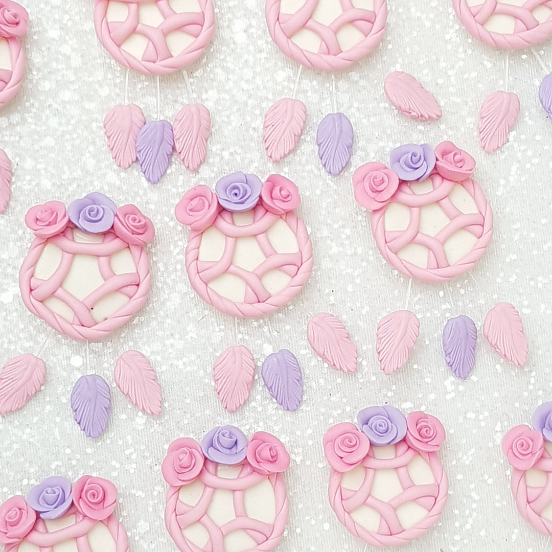 Dream Catcher - Embellishment Clay Bow Centre - Crafty Mood