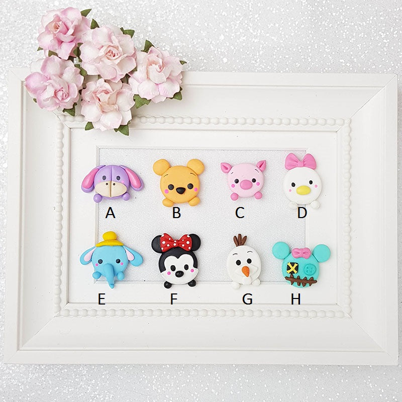 Clay Charm Embellishment - Mini Character - Crafty Mood