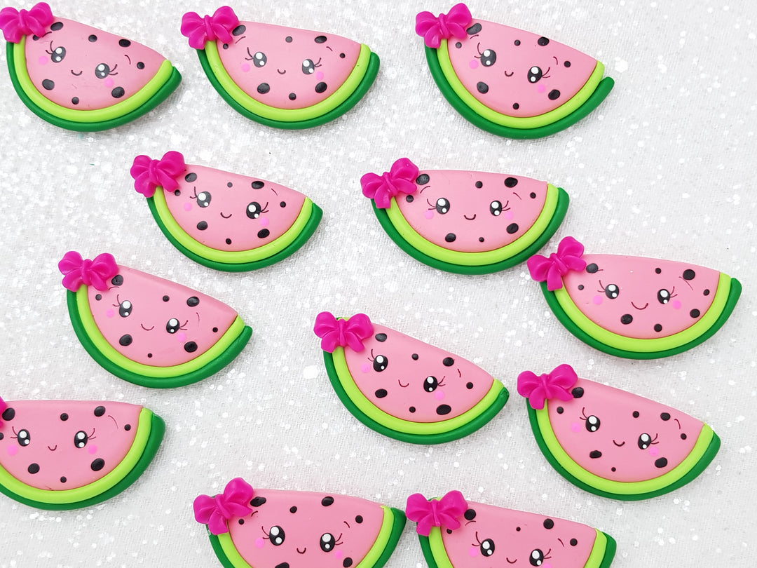Clay Charm Embellishment - Watermelon Delight - Crafty Mood