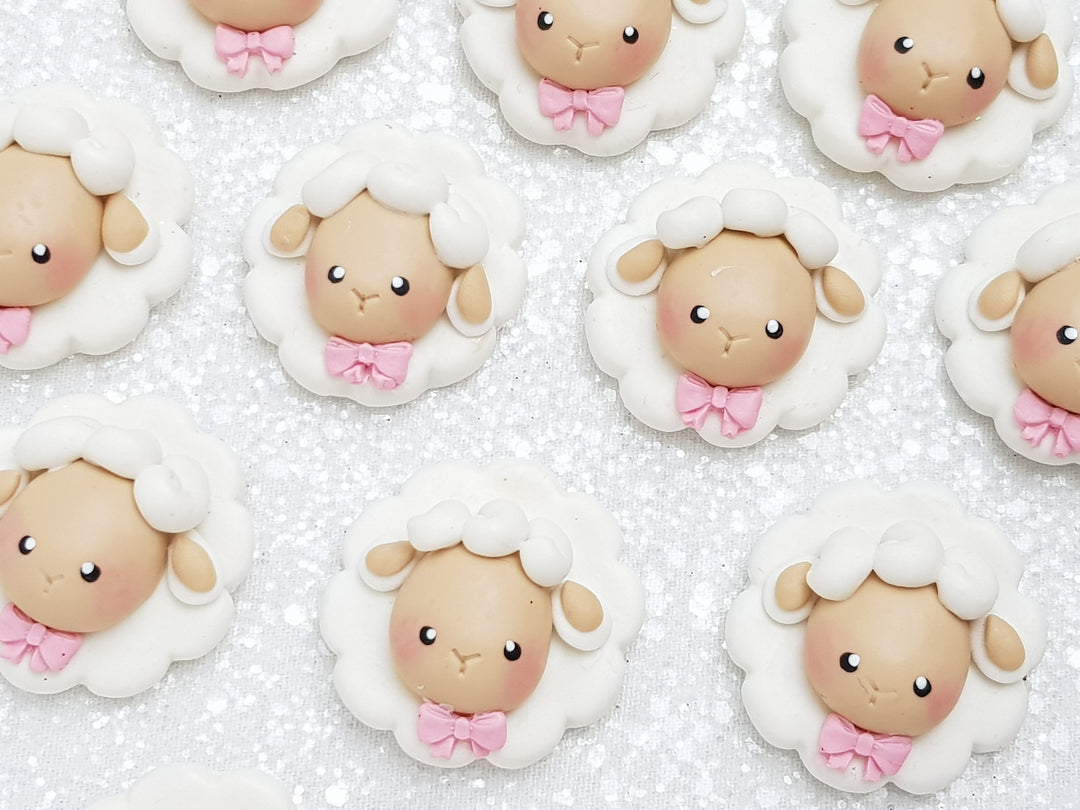 Clay Charm Embellishment - NEW Sheep - Crafty Mood
