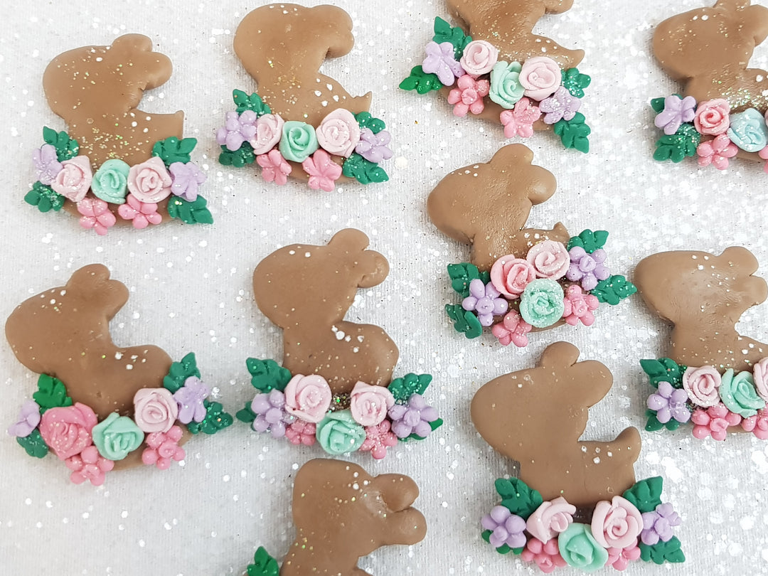 Handmade Clay Embellishment - NEW SWEET DEER - Crafty Mood