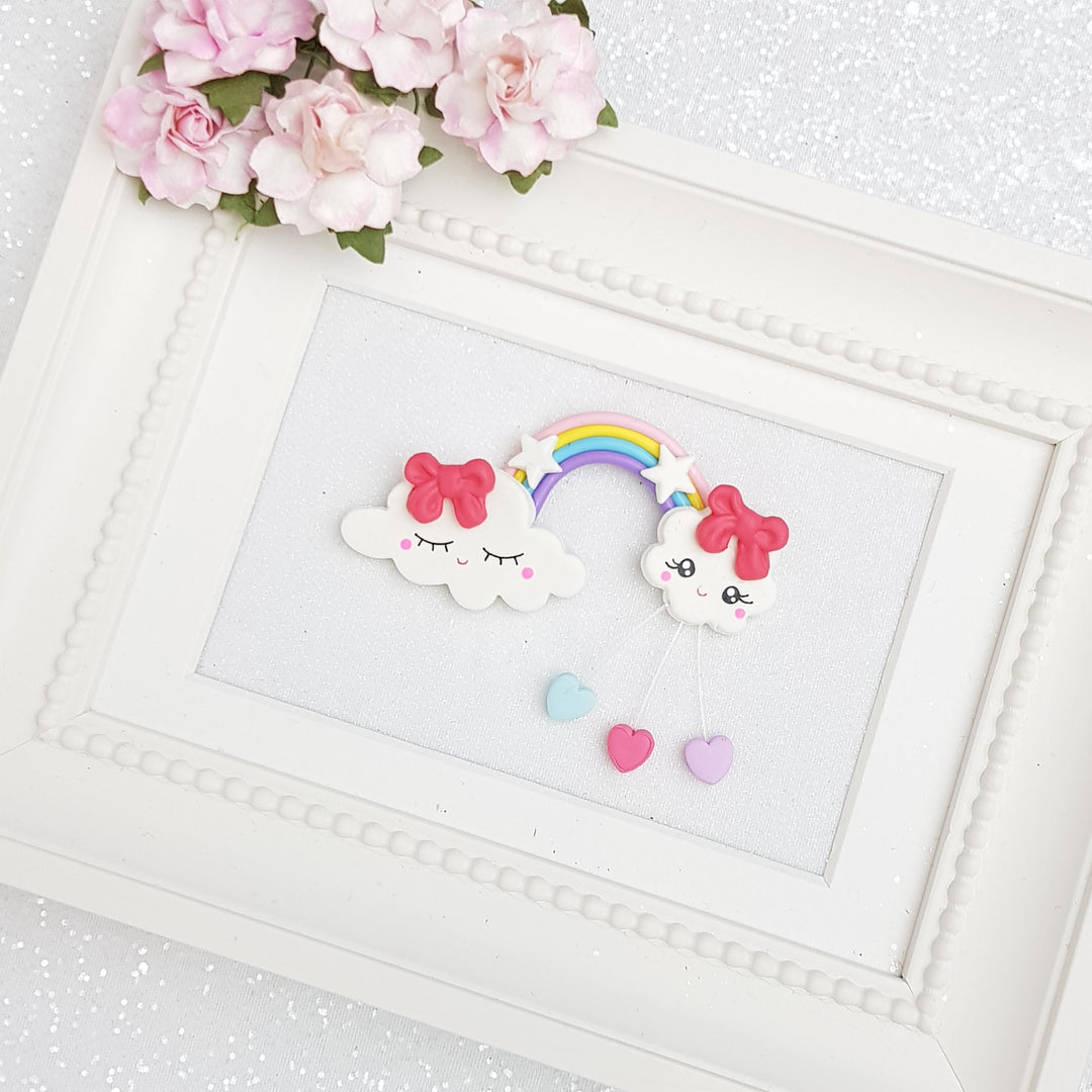 Clay Charm Embellishment - Rainbow Delight - Crafty Mood