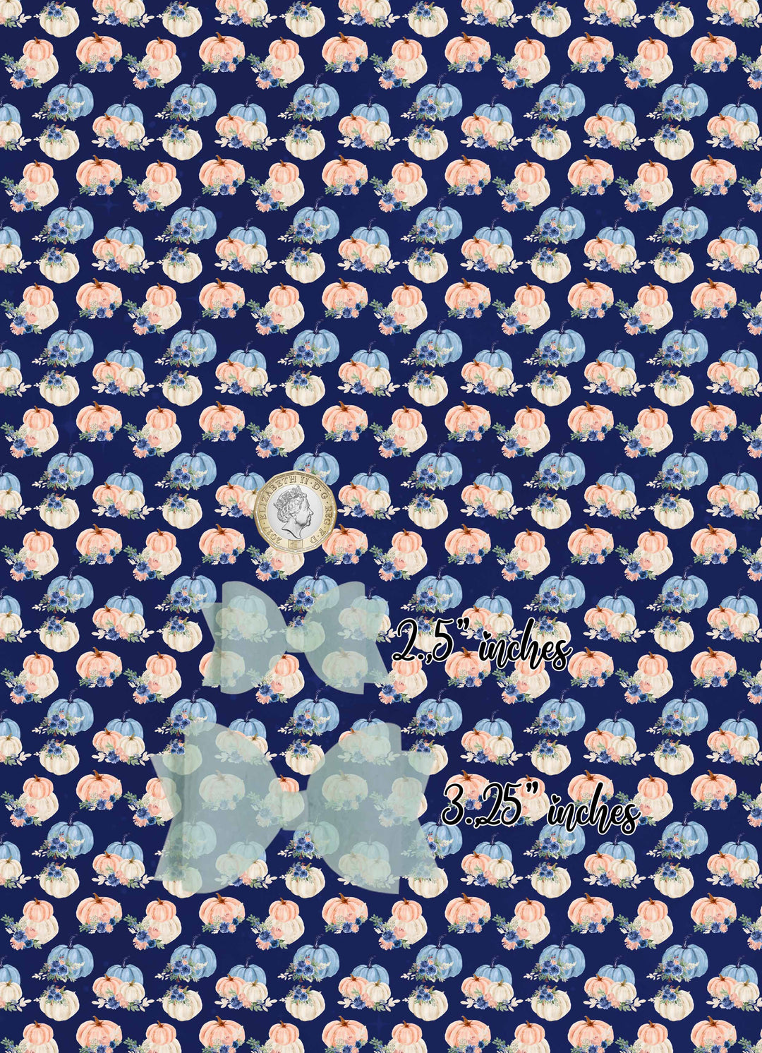 beautiful pumpkin - faux Leatherette vinyl - canvas - choose Fabric material Sheets