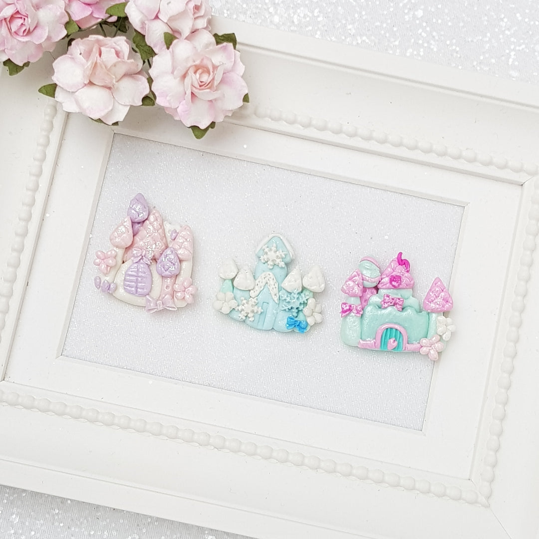 The castles - Embellishment Clay Bow Centre - Crafty Mood