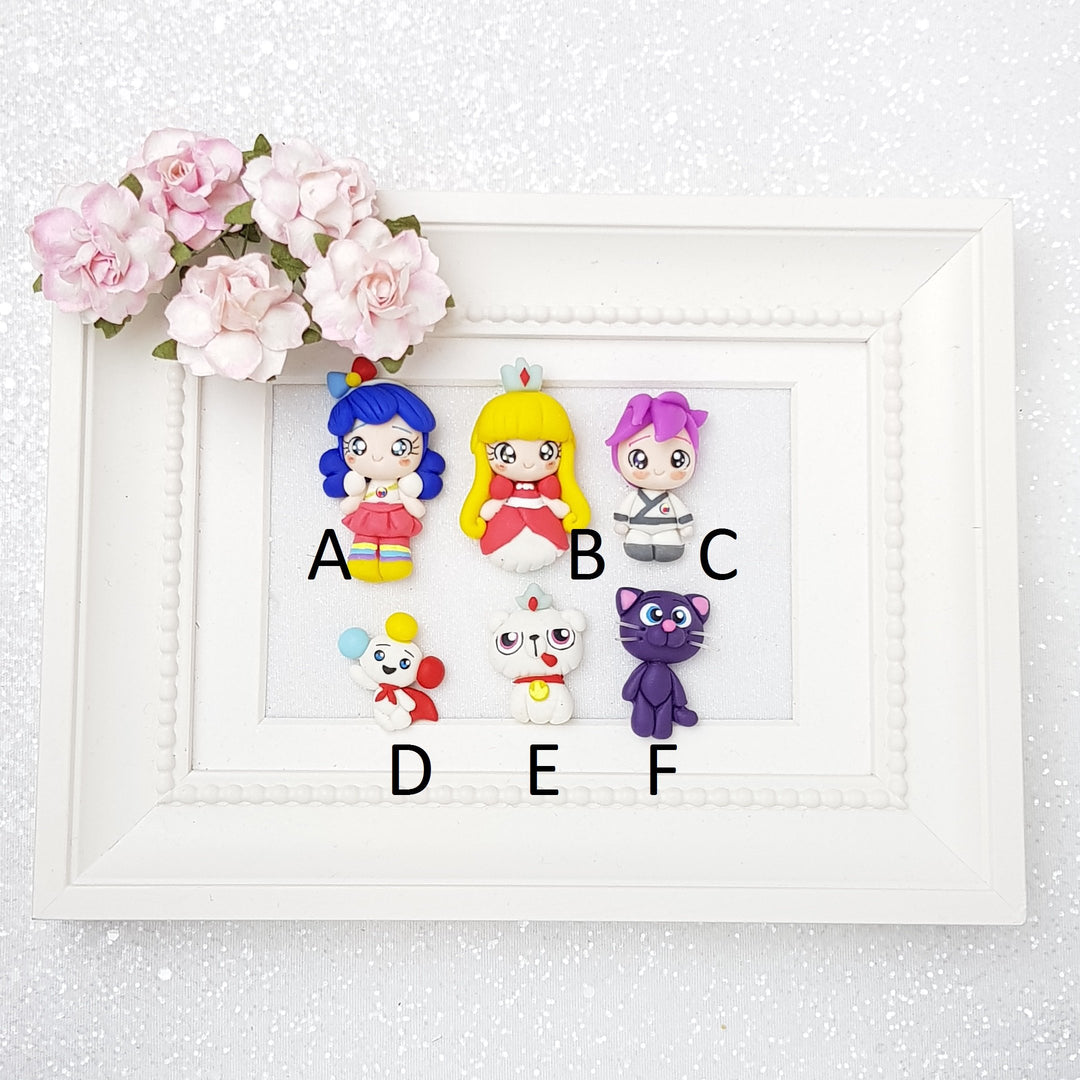 Sale Rainbow friends - Embellishment Clay Bow Centre - Crafty Mood