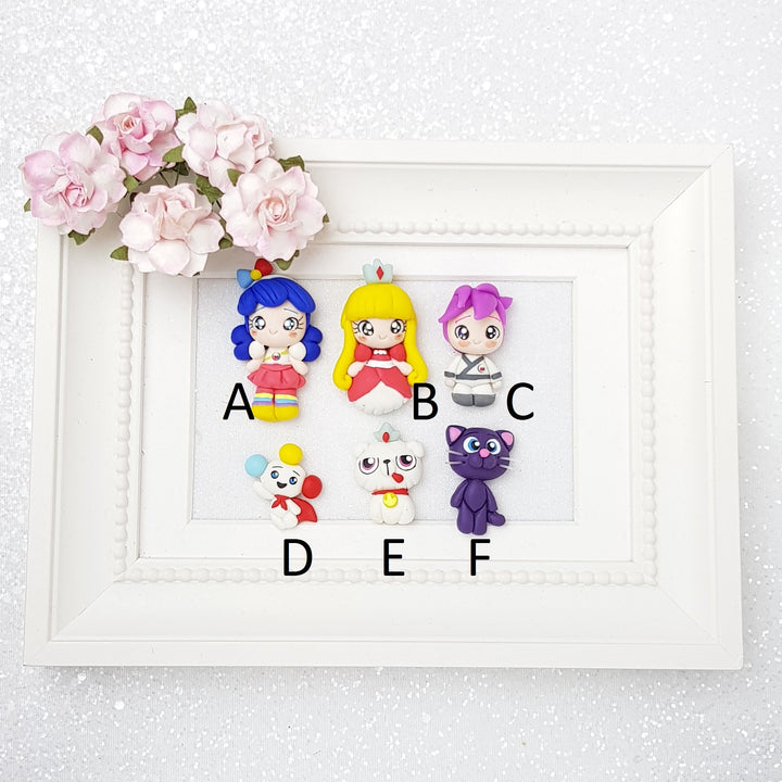 Sale Rainbow friends - Embellishment Clay Bow Centre - Crafty Mood