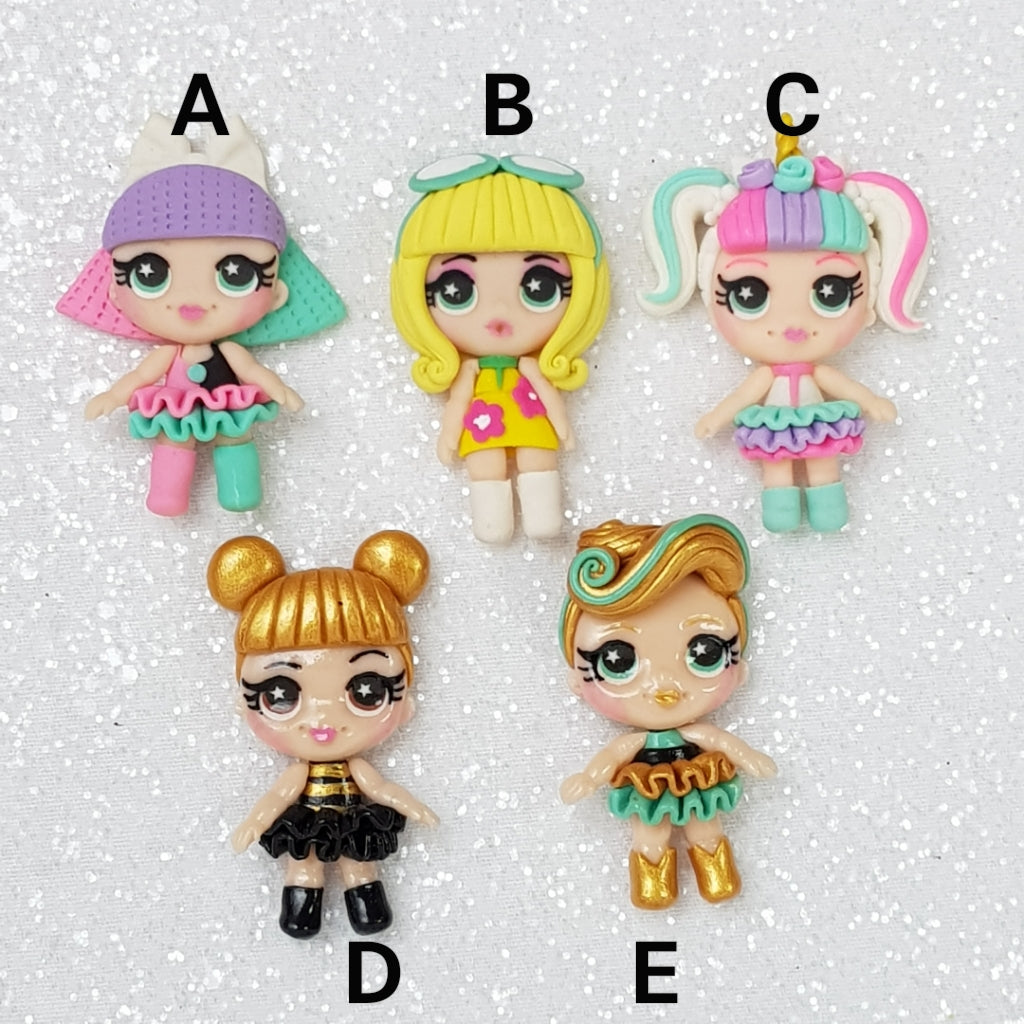 pout doll - Embellishment Clay Bow Centre - Crafty Mood