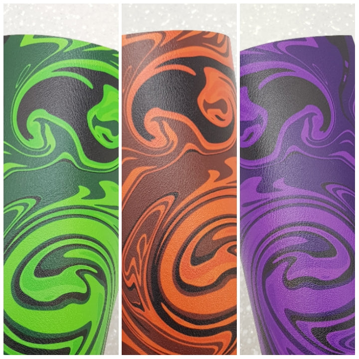 Exclusive Halloween goey slime - Pu Leather vinyl - canvas - choose Fabric material Sheets