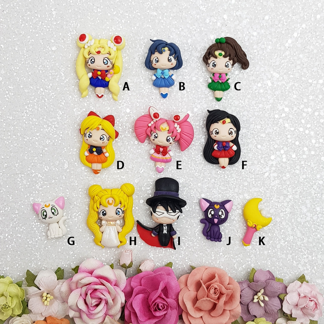 Sailor girls - Embellishment Clay Bow Centre