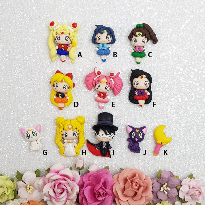 Sailor girls - Embellishment Clay Bow Centre