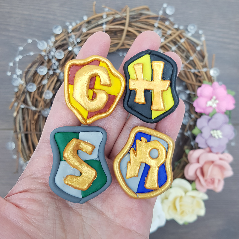 Badge wizard - Embellishment Clay Bow Centre
