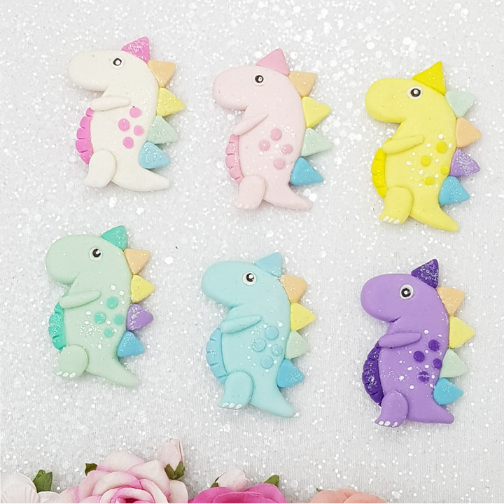 Big dino - Embellishment Clay Bow Centre