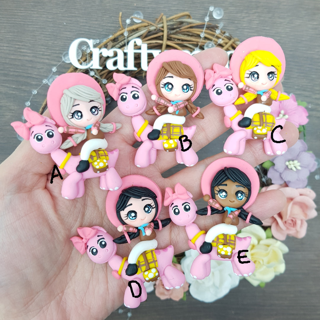 Sale Dino rider  - Embellishment Clay Bow Centre