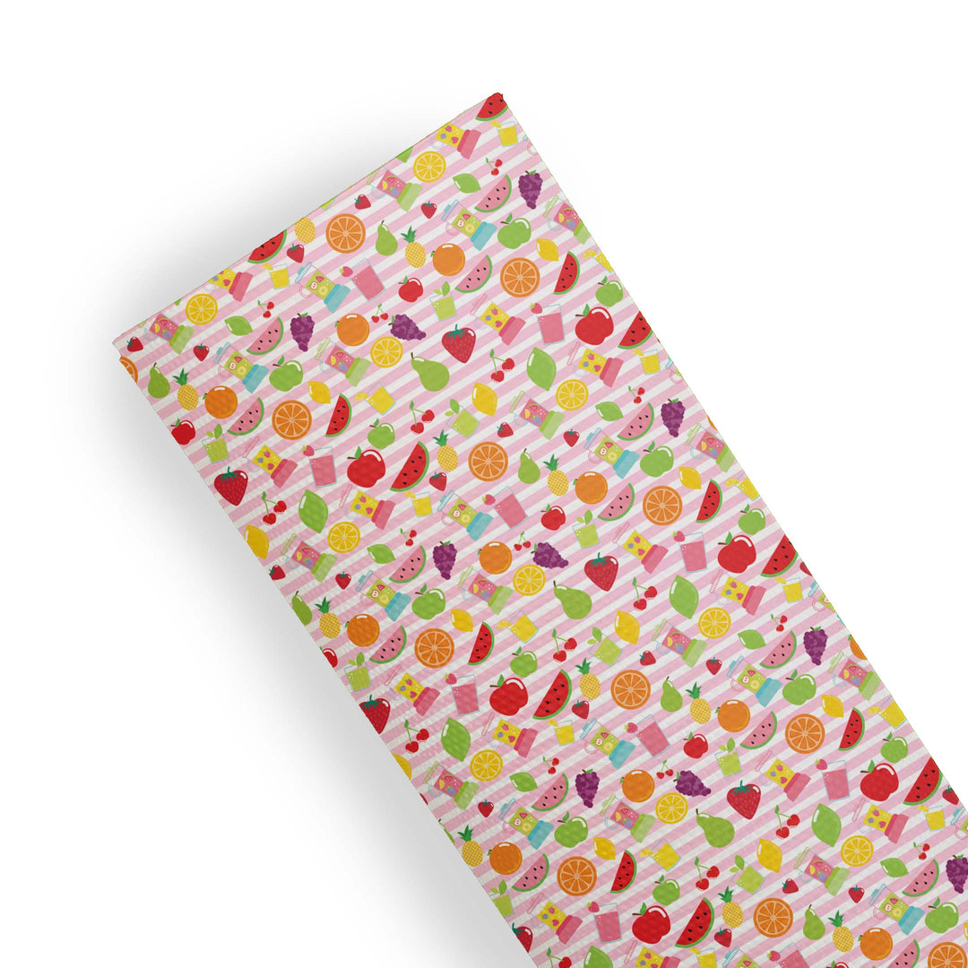 Fruit Juice - Leatherette vinyl - canvas - choose Fabric material Sheets