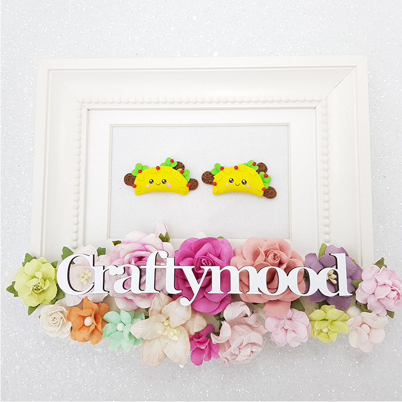 Taco - Embellishment Clay Bow Centre