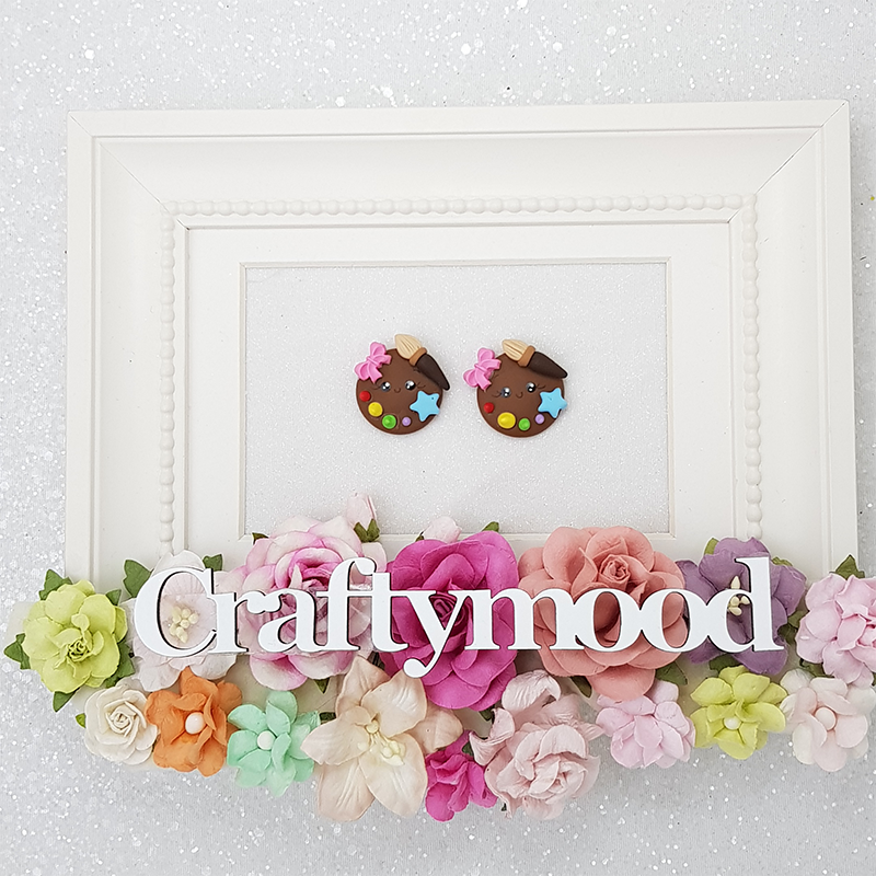 Palette - Embellishment Clay Bow Centre