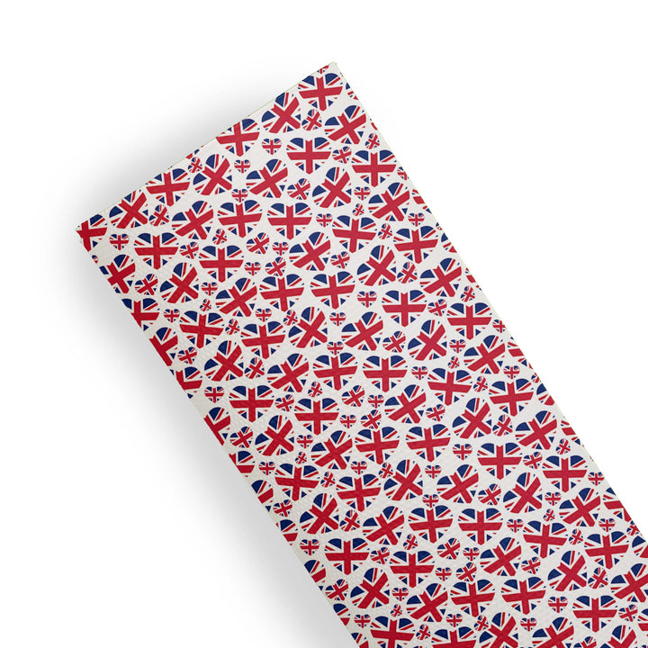 King union jack Leatherette vinyl - canvas - Queen Jubilee - choose Fabric Sheets