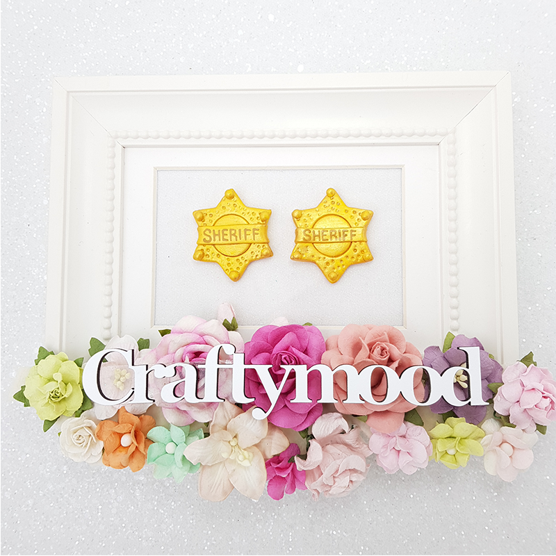 Medal - Embellishment Clay Bow Centre