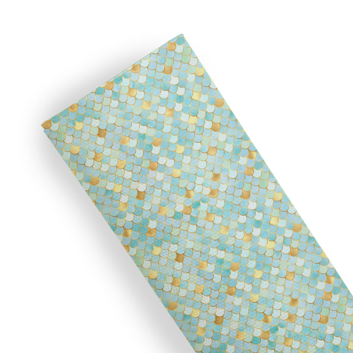 mermaid tail scales - Pu Leather vinyl - canvas - choose Fabric material Sheets
