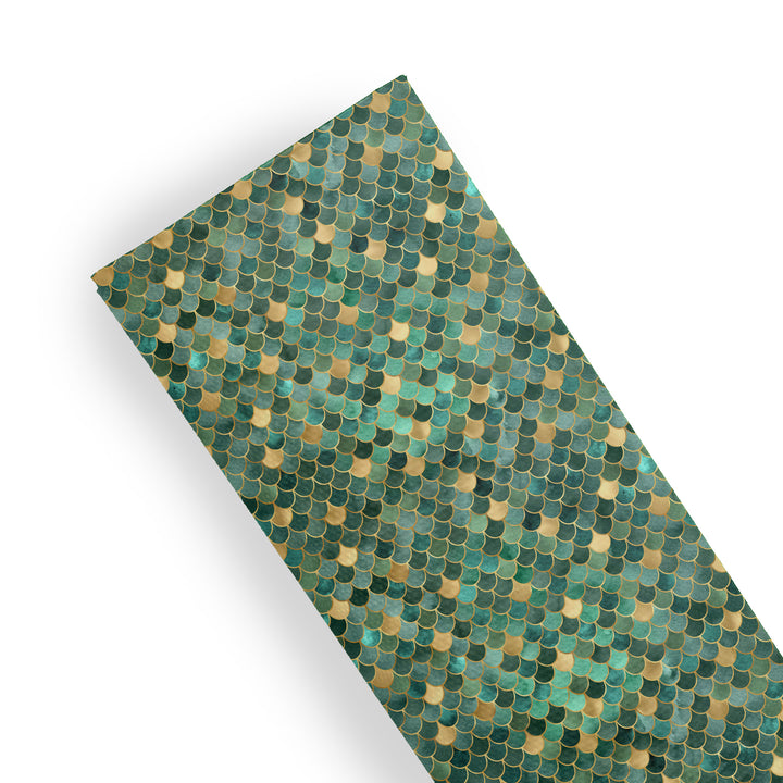 mermaid tail scales - Pu Leather vinyl - canvas - choose Fabric material Sheets
