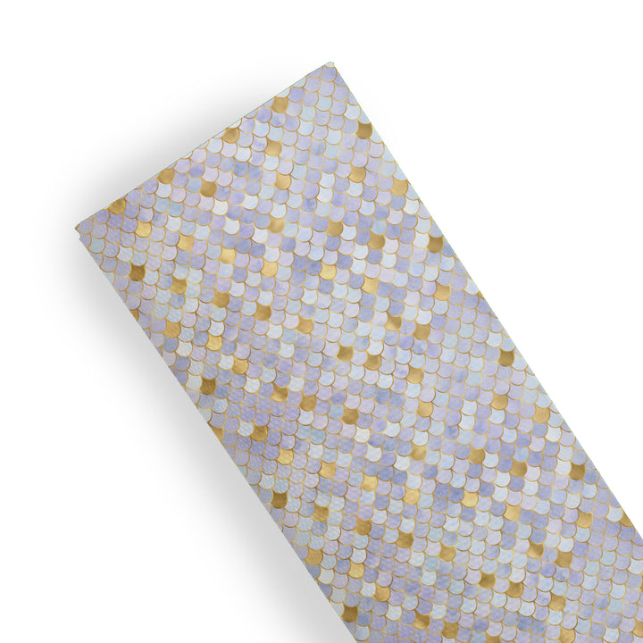 mermaid tail scales - Pu Leather vinyl - canvas - choose Fabric material Sheets