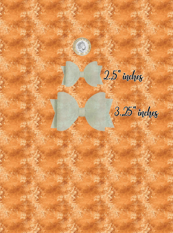 halloween floral  - Pu Leather vinyl - canvas - choose Fabric material Sheets