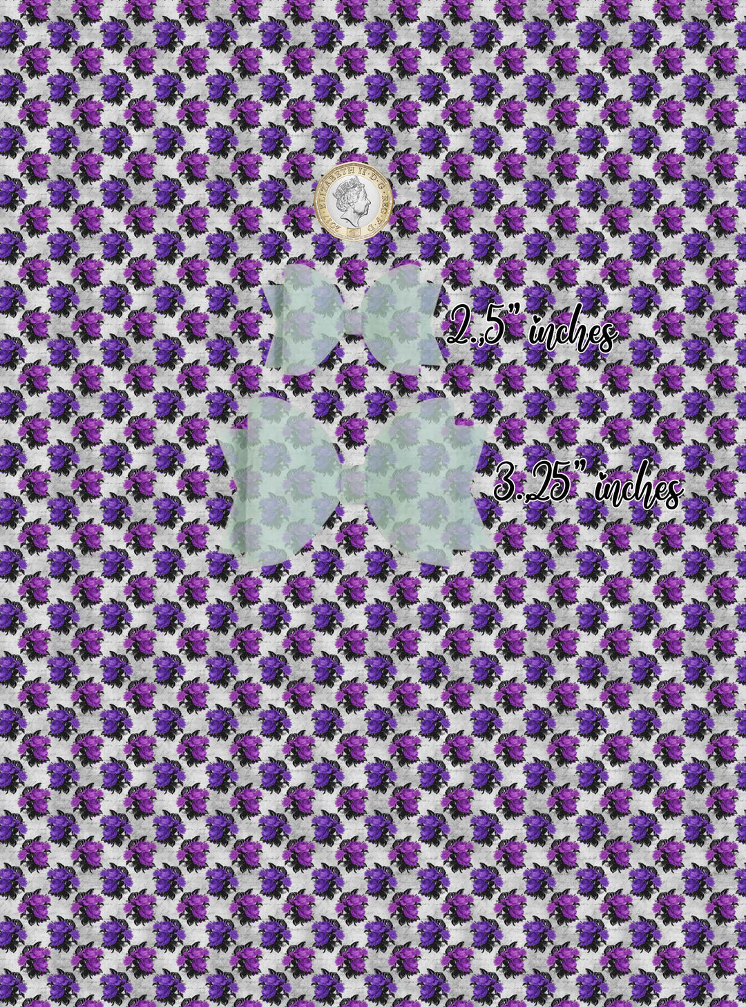 halloween floral  - Pu Leather vinyl - canvas - choose Fabric material Sheets