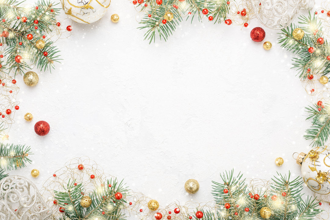 Gold Christmas - photo table product backdrop