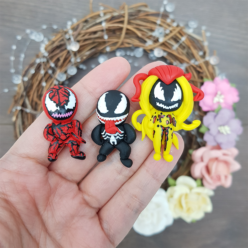Ven man spider - Embellishment Clay Bow Centre