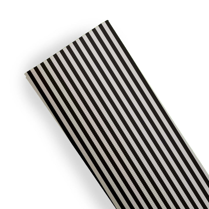 Stripe - Leatherette vinyl - canvas - choose Fabric material Sheets