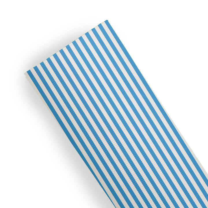Stripe - Leatherette vinyl - canvas - choose Fabric material Sheets