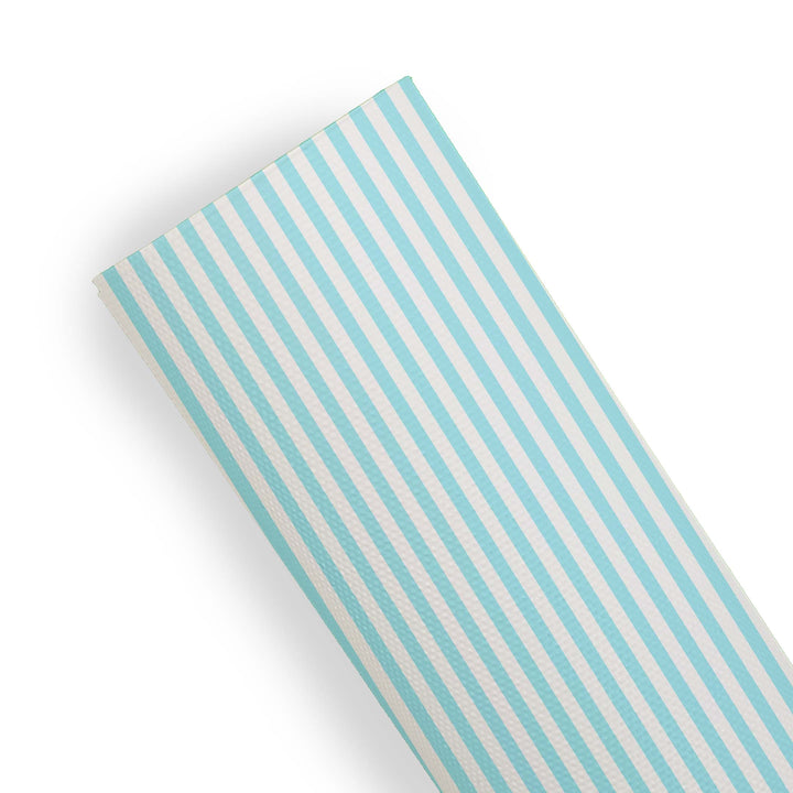 Stripe - Leatherette vinyl - canvas - choose Fabric material Sheets