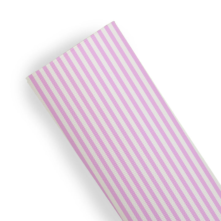 Stripe - Leatherette vinyl - canvas - choose Fabric material Sheets
