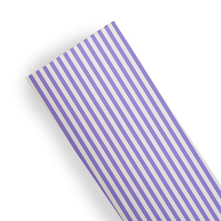 Stripe - Leatherette vinyl - canvas - choose Fabric material Sheets