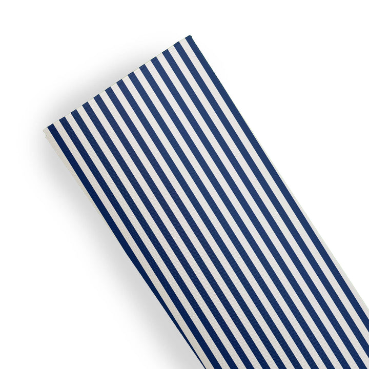 Stripe - Leatherette vinyl - canvas - choose Fabric material Sheets