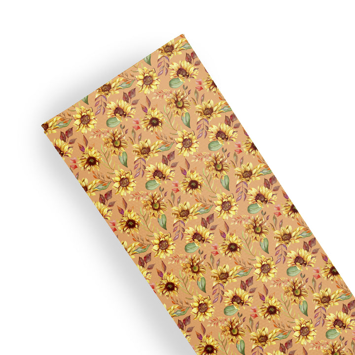 Autumn leaves - pumpkin -mushroom - Pu Leatherette vinyl - canvas - choose Fabric material Sheets