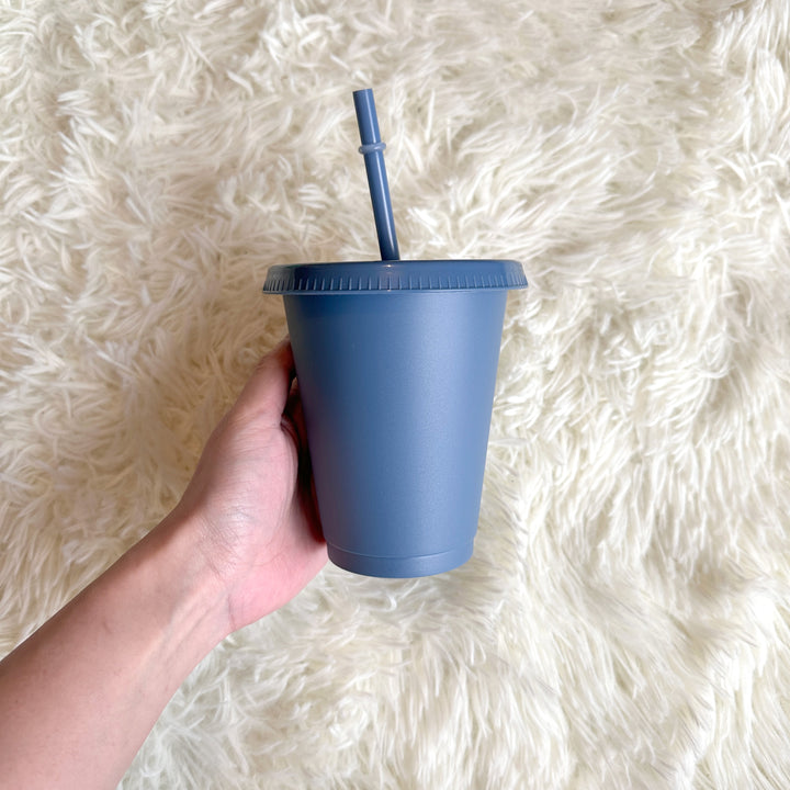 16oz night ink blue cold cup tumbler - 470ml