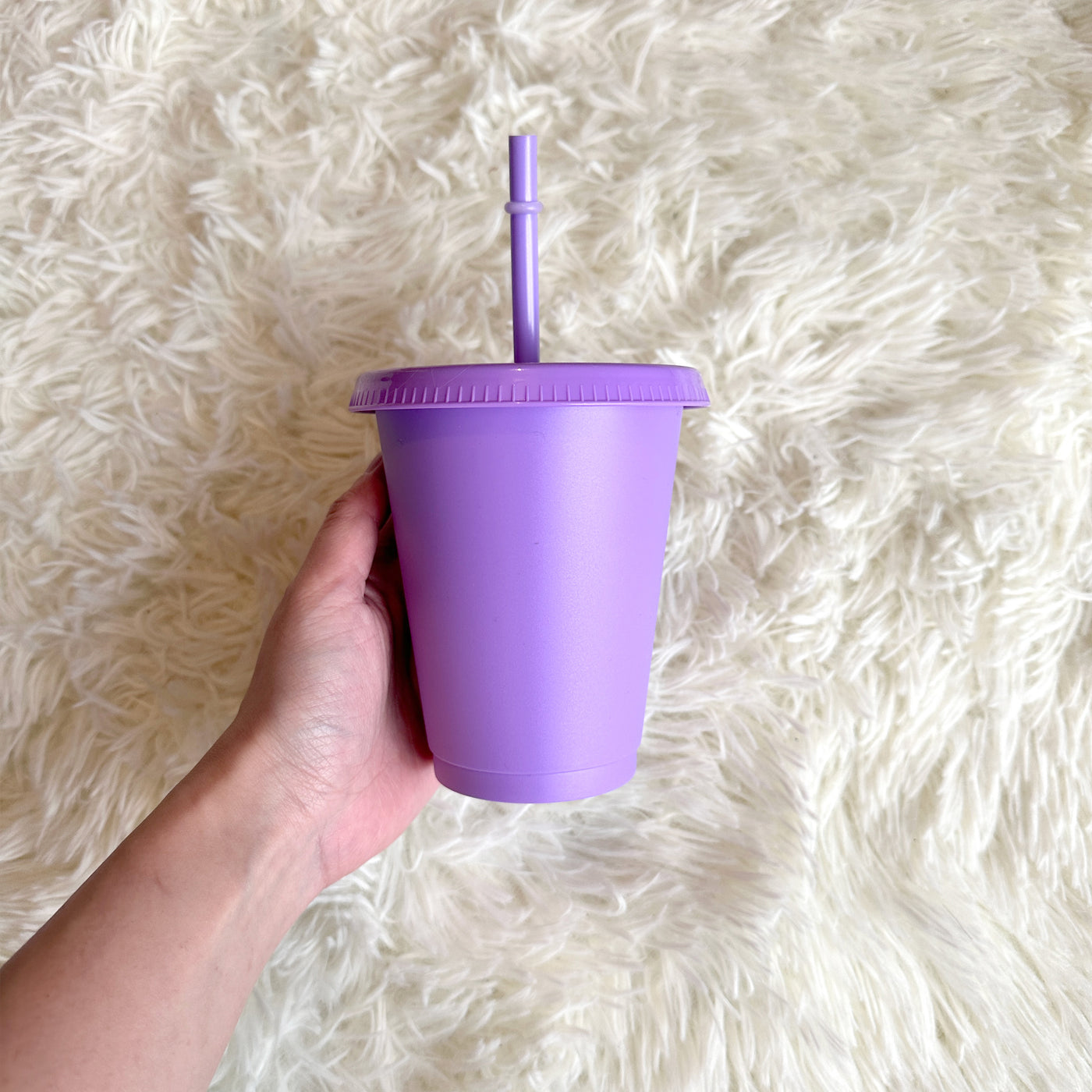 16oz lavender purple cold cup tumbler - 470ml
