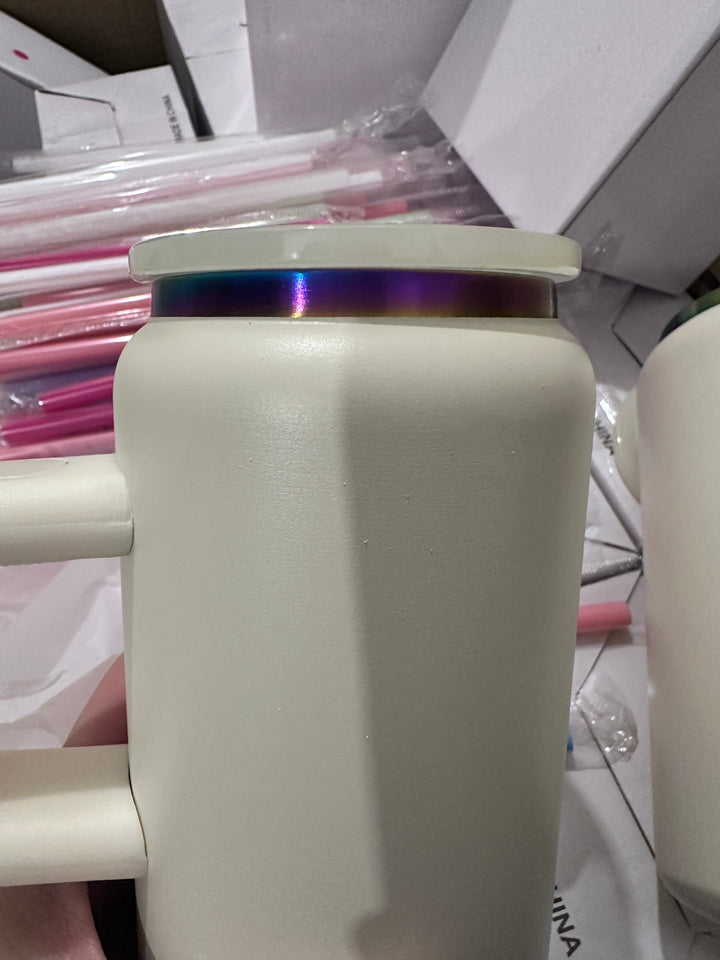 Sublimation 16oz  Beer Stainless steel Can Cup Libbey with handle